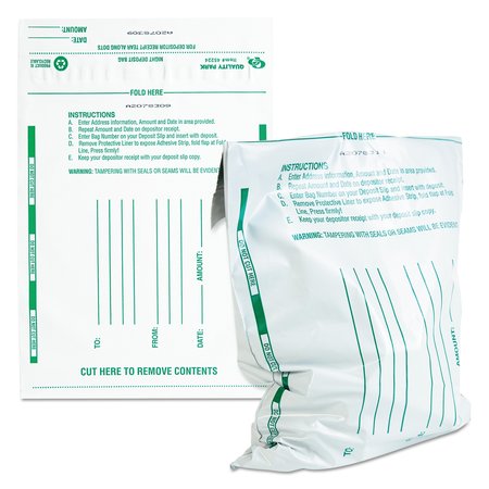 QUALITY PARK Night Deposit Bag, PK100 45228